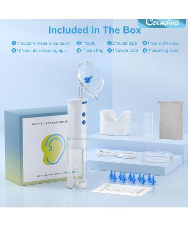 Effective Ear Wax Removal Kit - Safe Ear Cleaning & Irrigation for Adults & Kids | Includes Basin & 10 Tips - Buy Online on GoSupps.com
