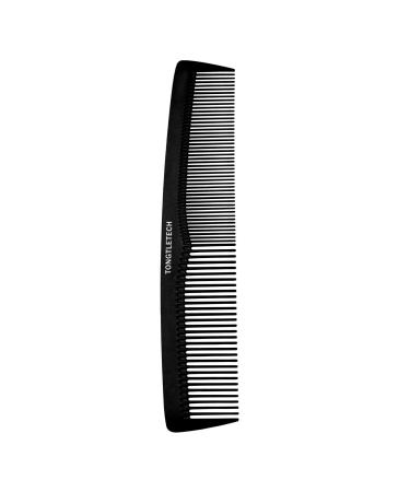 Hair Comb- a Professional Carbon Anti-static Barber Comb Cutting Comb Heat Resistant Fine Cutting Grip Comb Hairdressing Comb Master Barber Comb Medium and Fine Tooth in Black Black Cutting Comb