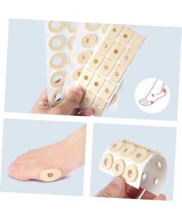 4sheets Latex Corn Stickers Pad Gel Corn Stickers Functional Feet Sticker Toe Corn Remover Foam Stickers Silicone Gel Toe Separator Cushions Toe Protector Foot Latex Sponge - Buy Online on GoSupps.com