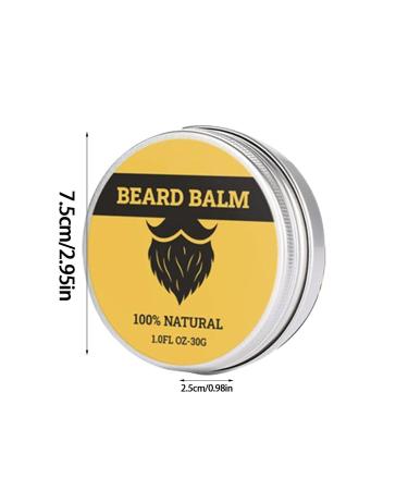 Premium Beard Oil & Balm - 30ml for Men's Beard Growth & Care | Organic Softening & Moisturizing Formula - Buy Online on GoSupps.com