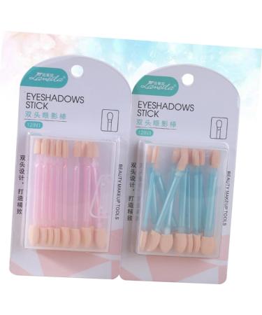 Didiseaon 24pcs Makeup Sponge Cosmetic Eye Brushes Makeup Eyeshadow Brush Applicator Miss Accessories Make up - Buy Online on GoSupps.com