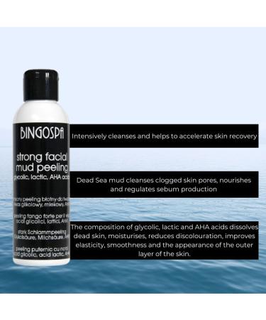 Strong Facial Mud Peeling with Glycolic Lactic & AHA Fruit Acids - 120 ml | BINGOSPA - International Shipping Available - Buy Online on GoSupps.com