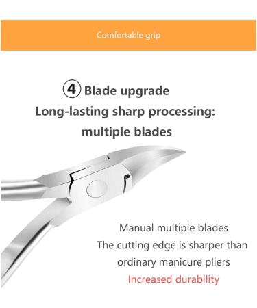 PSGS Multifunctional Colorful Olecranon Scissors Toenail Ingrown Remover Nail Art Cuticle Nipper Clipper Edge Cutter Manicure Plier (Color : 01) White - Buy Online on GoSupps.com