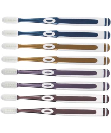 Minkissy 24 STK Nano Toothbrush Travel Set - Soft & Gentle Toothbrushes in Various Colors | Family Travel Accessories | Extra Soft Cleaning Brush - Buy Online on GoSupps.com