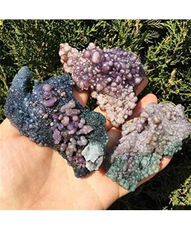 Natural Grape Agate Mineral Specimen Stones and Crystals Crystals Quartz Gemstones 90g 95g 1PCS outstanding78 90g 95g 1PCS