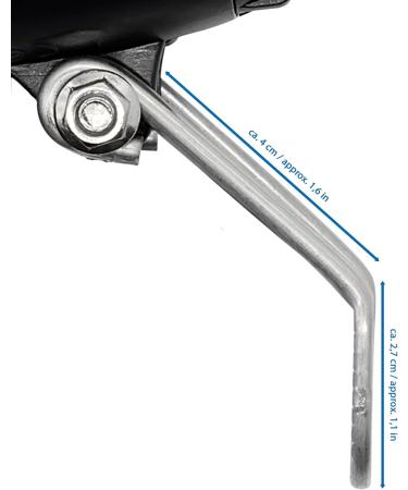 Buy P4B LED Headlight for E-Bikes | 75 Lux | StVZO Approved | Stainless Steel Holder | E-Bike Bicycle Light with Parking Light - International Shipping - Buy Online on GoSupps.com