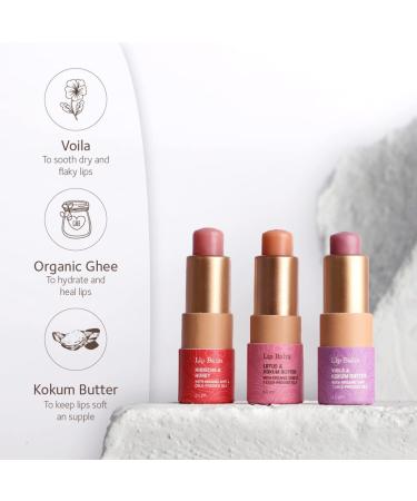 Lip Balm - Viola & Kokum Butter | Nourish & Moisturize - 3.5g | International Shipping Available - Buy Online on GoSupps.com