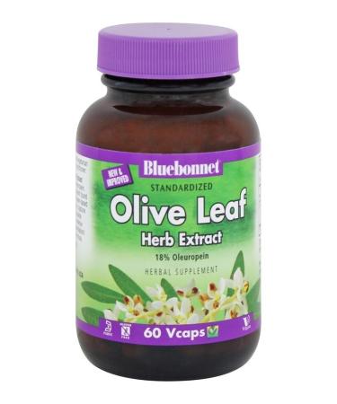 Bluebonnet Nutrition Olive Leaf Extract 60 Veggie Capsules