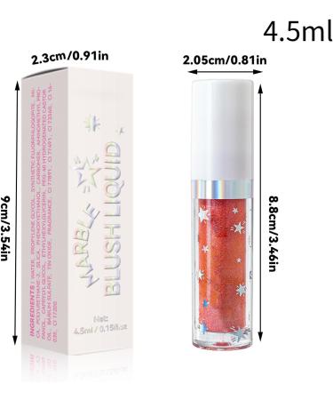  syayw Liquid Blush - Cream Blush | Liquid Blush for Cheeks | Liquid Makeup Blush | Shimmering Stick for Beauty Makeup - Buy Online on GoSupps.com