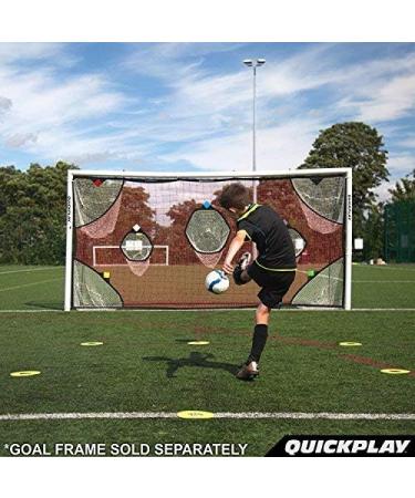 QuickPlay PRO Soccer Goal Target Net - 12x6' with 7 Scoring Zones for Shooting Practice - Buy Online on GoSupps.com