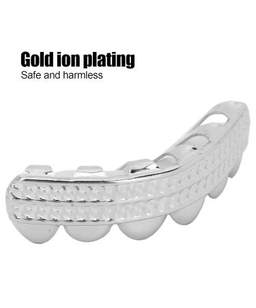 Ugly Fake Teeth Braces Prop Toy for Halloween & Easter - Silver Santa Claus Costume Accessory | International Shipping - Buy Online on GoSupps.com