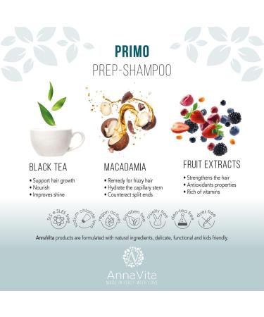 Primo Prep Shampoo for All Hair Types | Gentle Sulfate-Free Paraben-Free & Vegan | 8.45 Fl oz - Shop Internationally - Buy Online on GoSupps.com