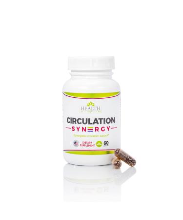 Health As It Ought To Be Circulation Syn3rgy Supplement | Physician Formulated Capsules with Beet Root L-Arginine Horse Chestnut | 60 Capsules