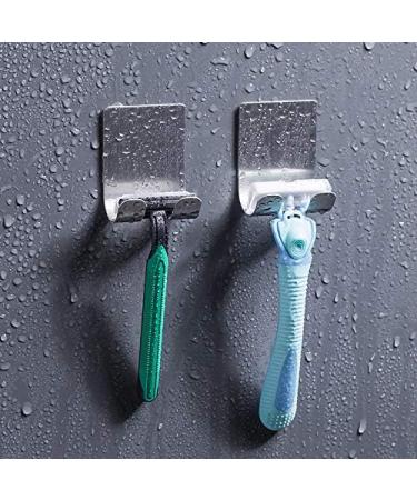 Lynn Stainless Steel Razor Keeper | Men's Shaving Rack & Wall Hooks for Bathroom | Durable & Stylish Razor Storage - Buy Online on GoSupps.com