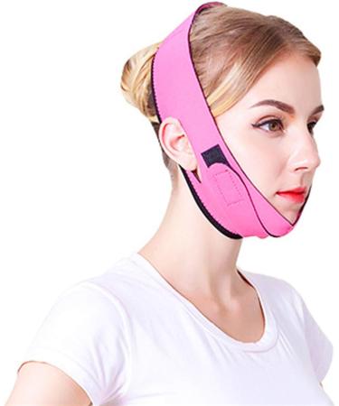 EXCEART Waist Band V Line Waist Cincher Belt Girdle Chin up Cheek Lift Anti-Double Chin V Line Lifting Belt Chin Bandages V Line Chin up Belt Hip Belt Strap Rosy - Buy Online on GoSupps.com