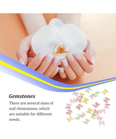 dijiusidy 50 Pieces Glass Crystal Set Eye-catching Personalized Nail Art Rhinestones DIY Handcraft Manicure Accessories for Card Making Aurora - Buy Online on GoSupps.com