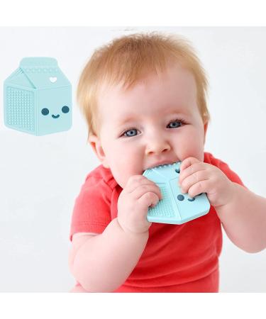Nuby All Silicone Teether - Milk Carton/Chocolate Bar - 3+ Months - Buy Online on GoSupps.com