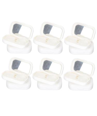 Healeved 12 Series Box container for cosmetic lens lens lens bag contact lens container Case container for contact lenses contact lens organizer invisible bracket white
