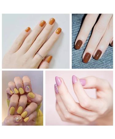 DANNEASY Glitter Nail Wraps - 24 Sheets of Solid Color Nail Polish Strips for Women | Self-Adhesive Gel Nail Stickers with File and Cuticle Stick for Manicure Art - Buy Online on GoSupps.com