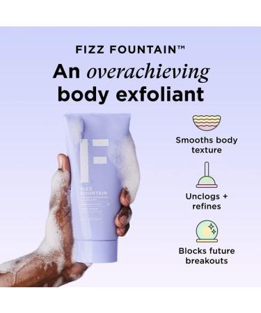 Fizz Fountain by ZitSticka - AHA/BHA Body Scrub Exfoliant for Acne-Prone Skin | Clearer Pores, Cleaner Skin, Future Clarity - Buy Online on GoSupps.com