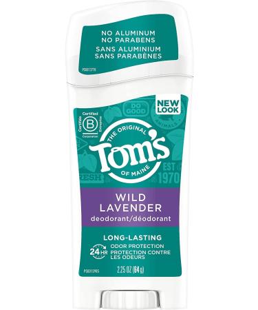 Tom's of Maine Natural Long-Lasting Lavender Deodorant Stick 2.25 Oz - Pack of 5 | Eco-Friendly Aluminum-Free International Shipping - Buy Online on GoSupps.com