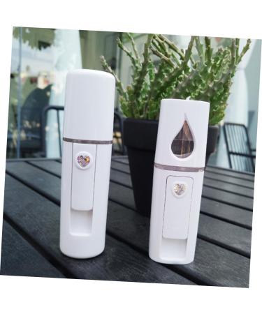 Hemoton 2pcs Facial Spray Mist Handy Facial Sprayer for Eyelash Extensions Makeup Brishes Face Sprayer White - Buy Online on GoSupps.com