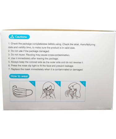 Medigura GmbH Type IIR Surgical Masks - Blue Medical Mouth Nose Protection - 50 Pieces for International Shipping - Buy Online on GoSupps.com