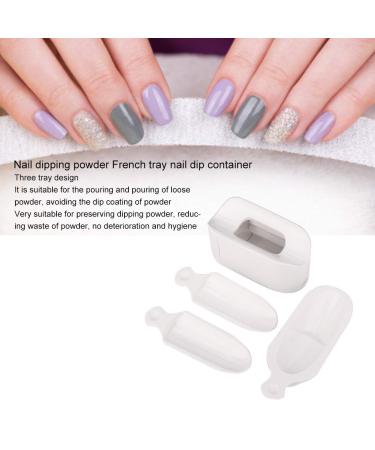 Professional Nail Dipping Powder Tray for French Manicure - DIY Nail Art Tool - International Shipping Available - Buy Online on GoSupps.com