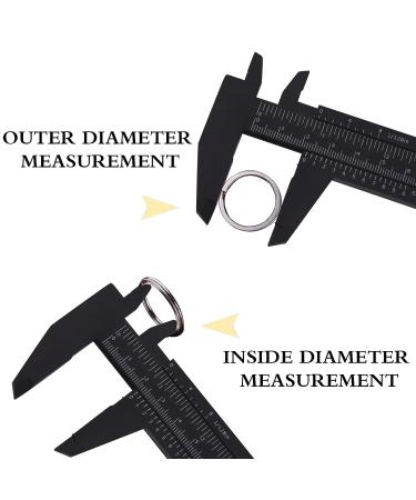 Narkysus Eyebrow Ruler 8pcs - Black Double Scale Microblading & Tattoo Measuring Tools - Buy Online on GoSupps.com