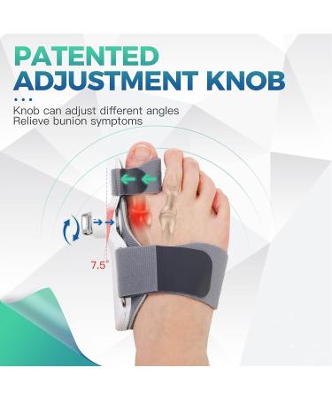 Moenmedic Bunion Corrector for Women and Men - Adjustable Toe Separator Straightener for Various Bunion Symptoms (1PC) - Buy Online on GoSupps.com
