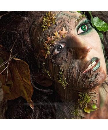 Green Elves Cosplay Contact Lenses - Perfect for Halloween & Carnival | -5.00 Diopters | Free Lens Tank - Buy Online on GoSupps.com