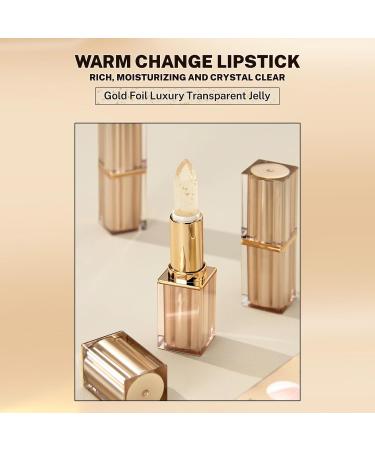  Huxibai Color Changing Lipstick | Lip Balm with pH Reactive - Transparent Waterproof Moisturizing Glossy for Girls - Buy Online on GoSupps.com