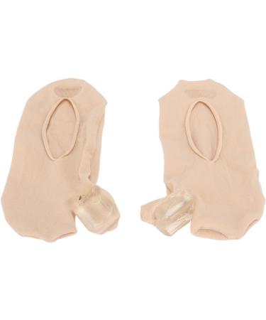 Soft Elastic Toe Separator Bunion Relief Socks - Skin Color - Buy Online on GoSupps.com