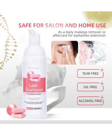 Eyelash Shampoo for Extensions - 60ml Bubble Gum Foam Cleaner for Salon & Home Use - Buy Online on GoSupps.com