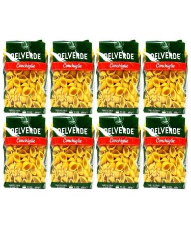 Delverde Pasta 400g -Pack Of 8 (Conchiglie)
