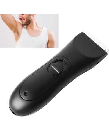 Men's Body Hair Trimmer Waterproof Electric Body Hair Trimmer Adjustable Ceramic Cutting Heads for Private - Buy Online on GoSupps.com