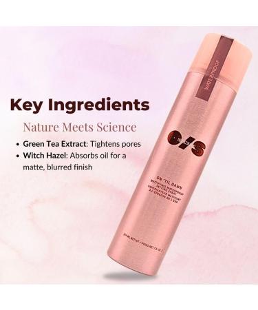 One Size On 'Til Dawn Mattifying Waterproof Setting Spray Jumbo Size 7.3 Ounce (Pack of 1) - Buy Online on GoSupps.com