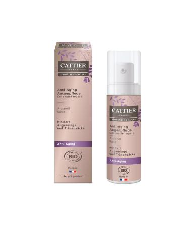 Cattier anti-aging eye care with organic rose extract natural cosmetics 15 ml - Buy Online on GoSupps.com