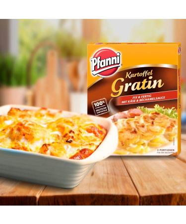 Pfanni Potato Gratin Fix & Finished - 100% German Potatoes | Quick Prep | 5 Pack (5 x 400g) - International Shipping - Buy Online on GoSupps.com