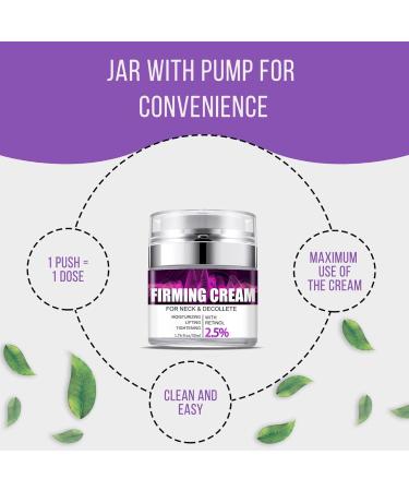 Neck Firming Cream Anti-Aging Retinol Moisturizer for Neck and D collet Hydrating and Nourishing Tightening & Lifting Cream for Sagging Skin Reduce Wrinkles and Fine Lines - Buy Online on GoSupps.com