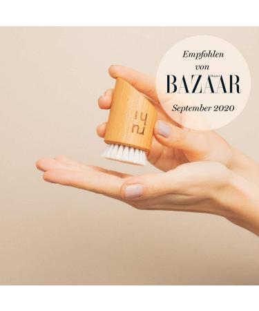 Ruhi Facial Brush for Dry Brush Massage | Made in Germany | 100% Natural Bristles | FSC-Certified Beech Wood - Buy Online on GoSupps.com