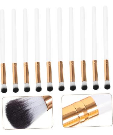 Healeved 30 Pcs Makeup Brush Make up Eyeshadow Brush Eye Makeup Kit Concealer Brush White Wooden Handle 17.50X1.00X1.00CMx3pcs Whitex3pcs - Buy Online on GoSupps.com