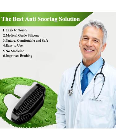2-in-1 Anti Snoring Devices: Nose Air Purifier & Nasal Vents for Men and Women - CPAP Users - Snore Stop Sleep Aid - Buy Online on GoSupps.com