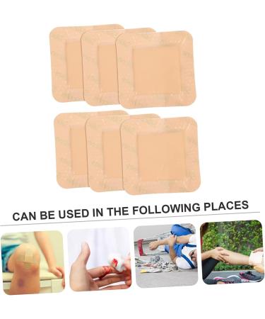OHPHCALL 6pcs Gel Scar Patches - Silicone Bordered Hydrocolloid Patches for Scars - Buy Online on GoSupps.com