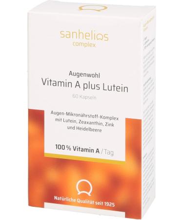 Buy SANHELIOS Eye Health Vitamin A + Lutein Capsules - Supports Vision & Eye Health | Global Shipping Available - Buy Online on GoSupps.com