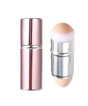 Double Head Design Oil-Absorbing Volcanic Face Roller Portable and Reusable Oil-Resistant Facial Tool Face Makeup Facial Skincare Tool for Facial Massage Naysku Pink
