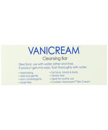 Vanicream Cleansing Bar 3.9 Oz (110 G) Pack of 2 - Gentle Cleansing Bar by Vanicream Fresh - Buy Online on GoSupps.com