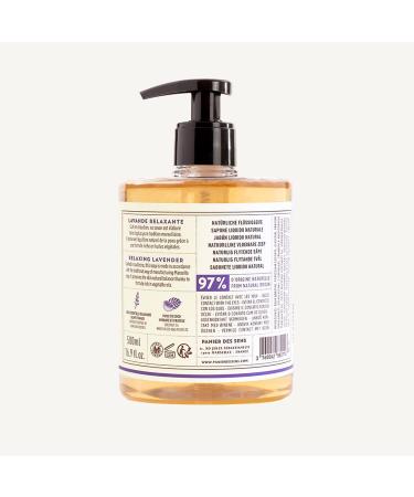 Panier des Sens Lavender Liquid Marseille Soap - 97% Natural - Made in France - 16.9oz (500ml) - Buy Online on GoSupps.com