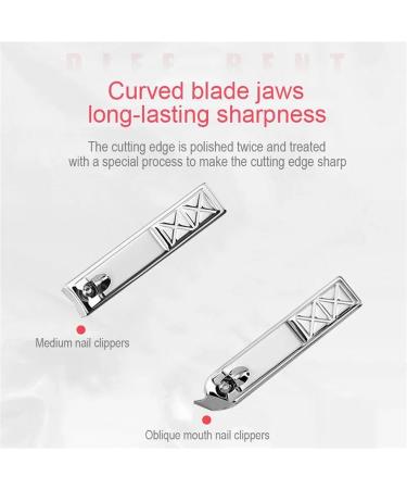 13/14 Pieces of Nail Clippers Cutting Pliers Set Single Nail Slot Pliers Household Tools (Color : 14-Piece Set Black) - Buy Online on GoSupps.com