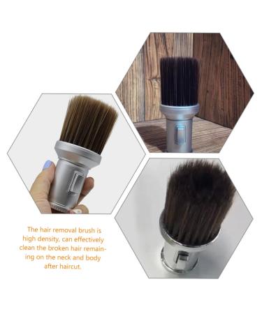 Buy Minkissy 4-Piece Powder Brush Set for Body & Hairdressing - Silver - Perfect for Barbers & Beauty Enthusiasts - International Shipping Available - Buy Online on GoSupps.com